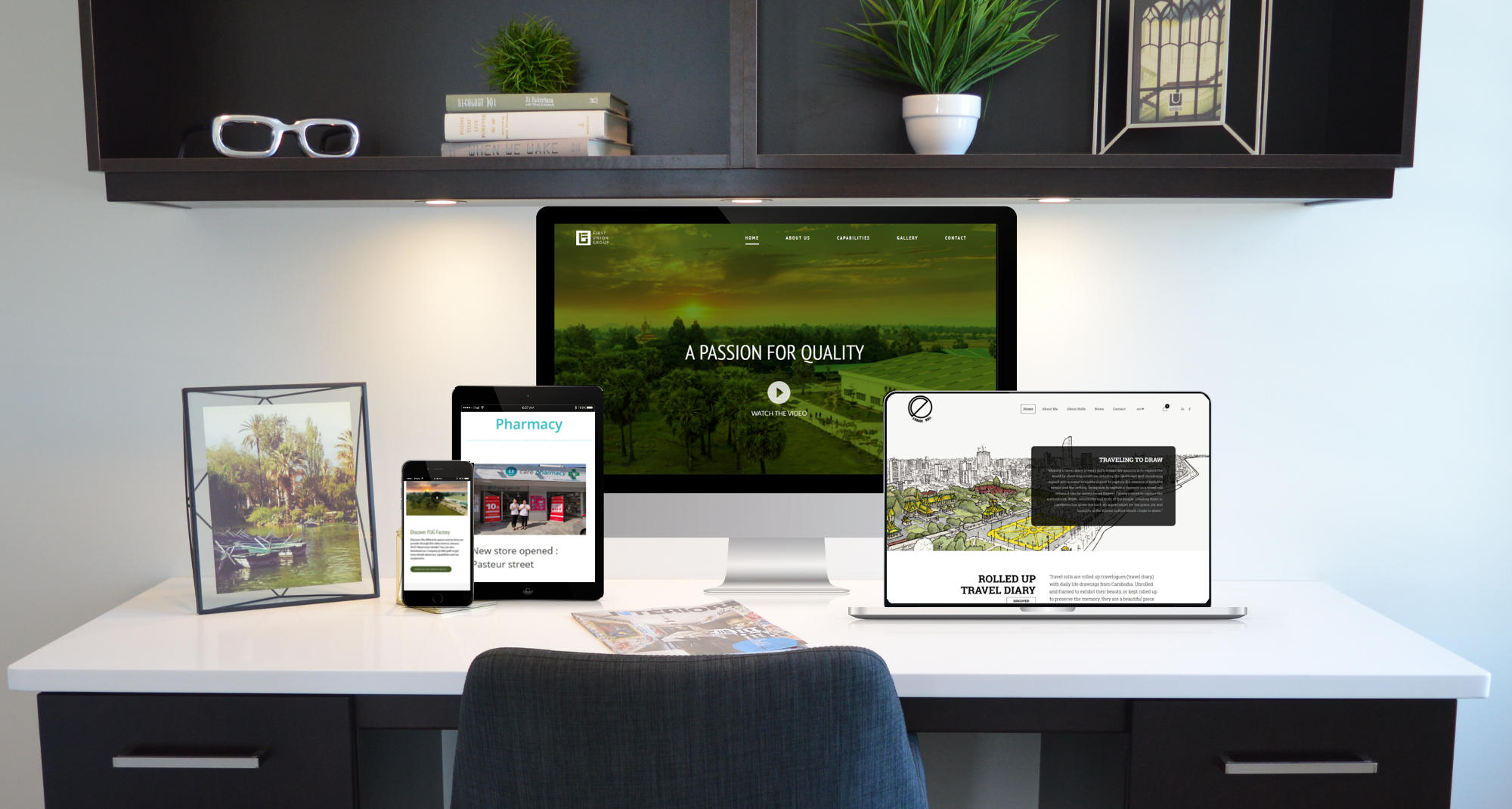 Sites web Early Spider pour Movendi Design Studio